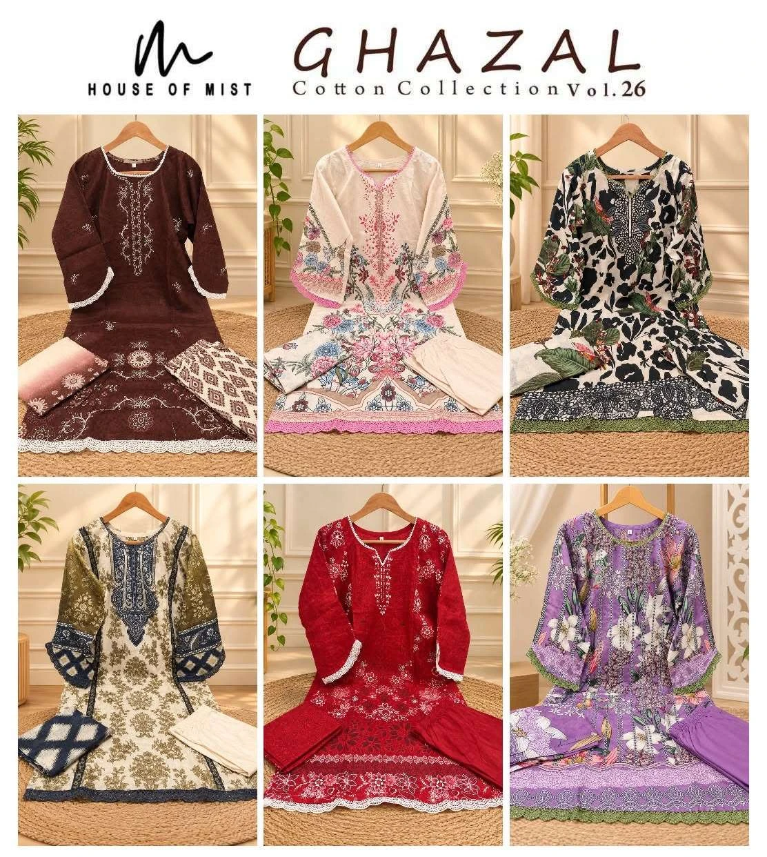 Ghazal Cotton Vol 26 Ready Made Collection - Readymade Dress 8