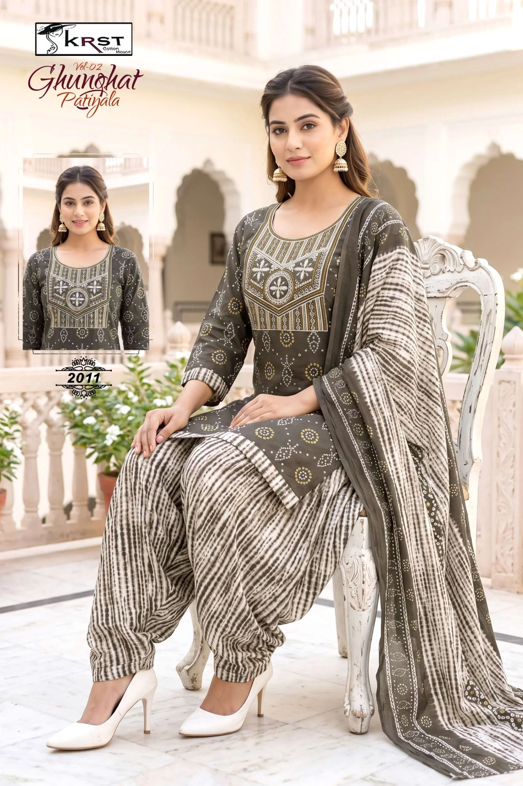Ghunghat Patiyala Vol 2 Ready Made Collection - Readymade Dress 10