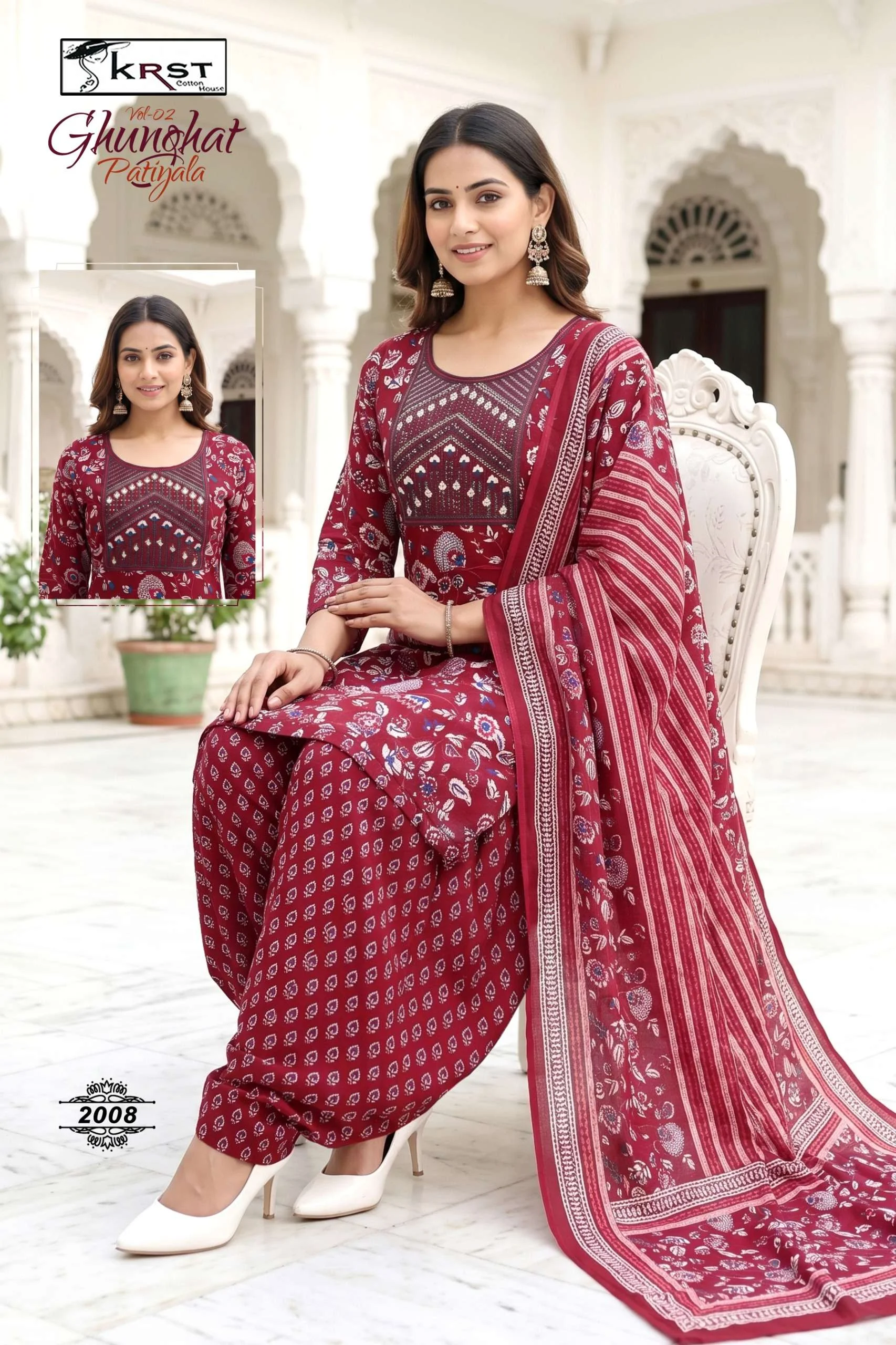 Ghunghat Patiyala Vol 2 Ready Made Collection - Readymade Dress 13