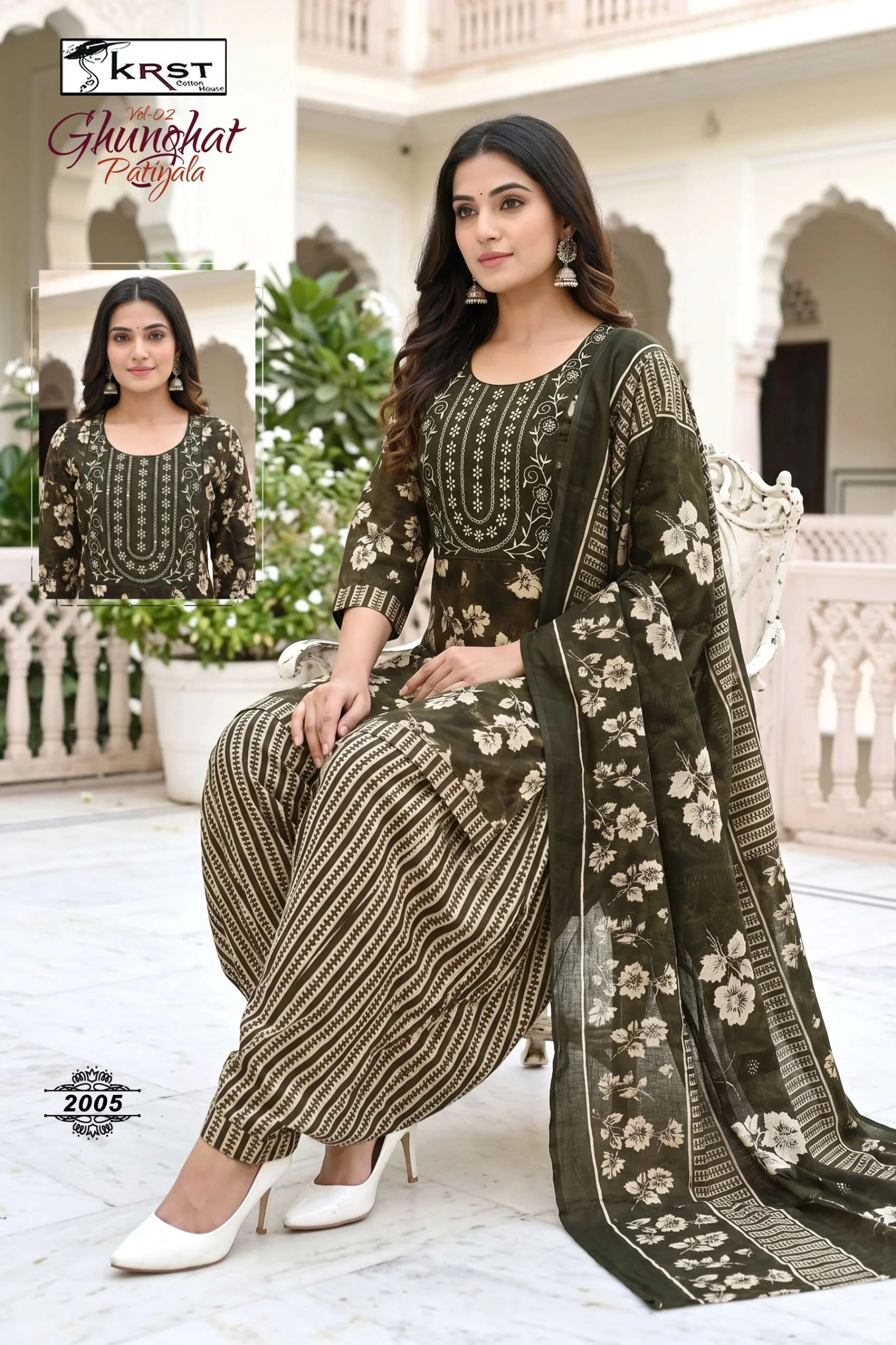 Ghunghat Patiyala Vol 2 Ready Made Collection - Readymade Dress 14