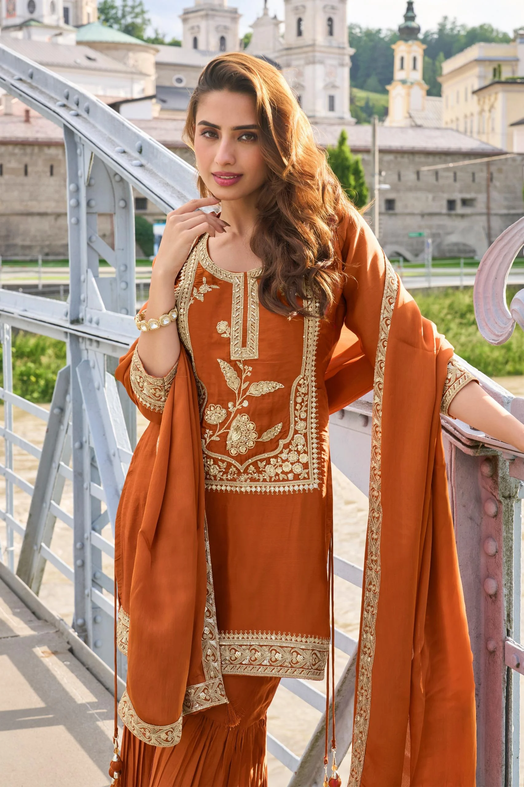 Gulkayra Designer Lavanya 7639 Series Pure Silk Suit With Embroidery Work 2