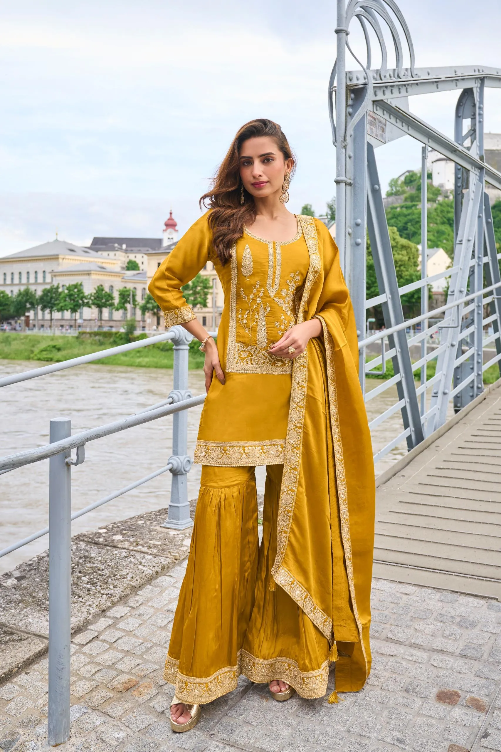 Gulkayra Designer Lavanya 7639 Series Pure Silk Suit With Embroidery Work 6