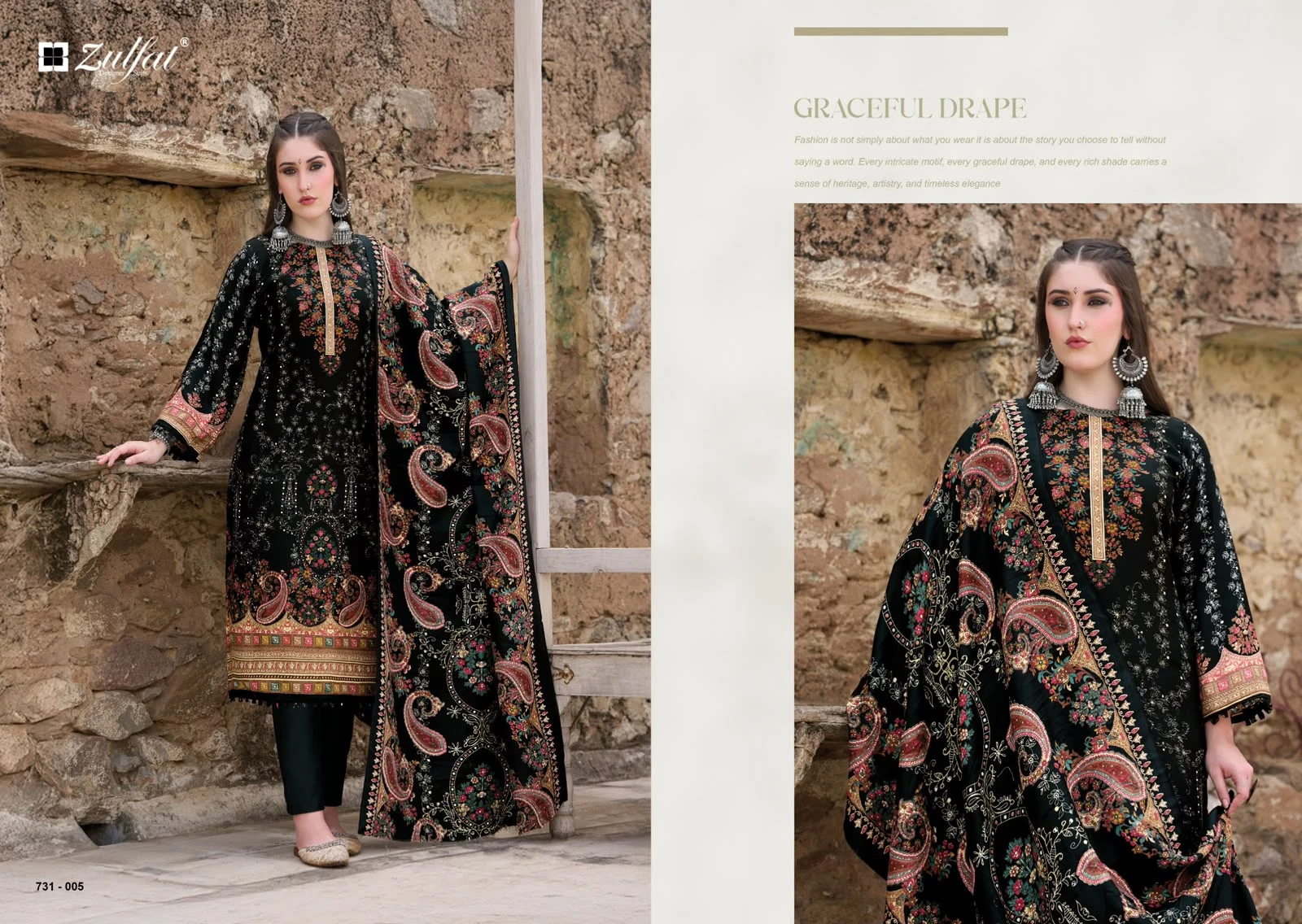 Gulnoor Woollen Pashmina Salwar Suit 3
