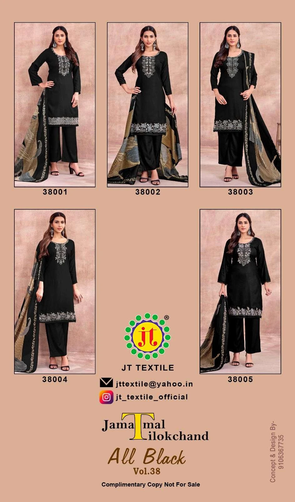 Jt - Jamatmal Tilokchand All Black Vol 38 7