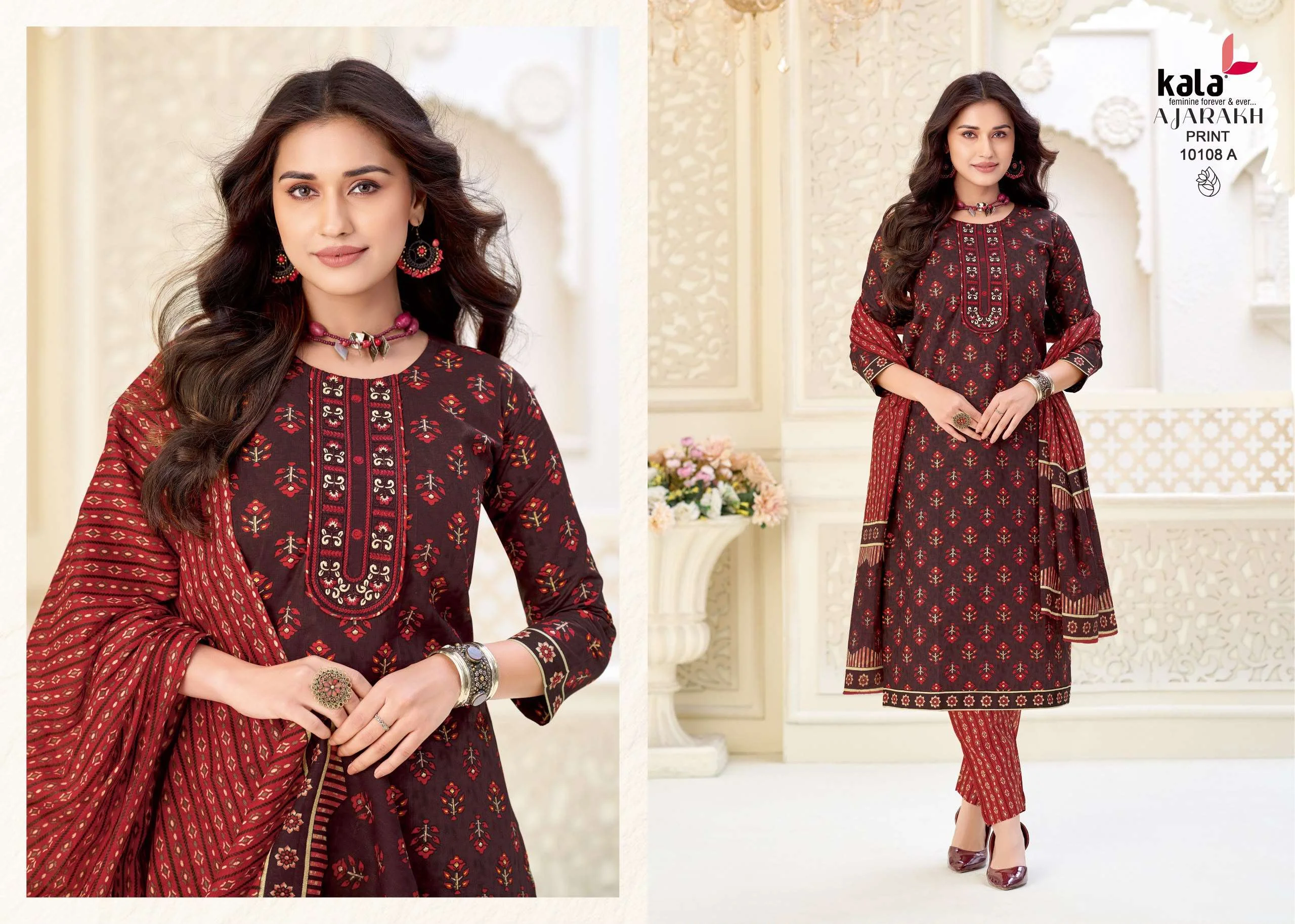 Kala Fashion Ajrakh Special Vol 1 Ready Made Collection - Readymade Dress 10