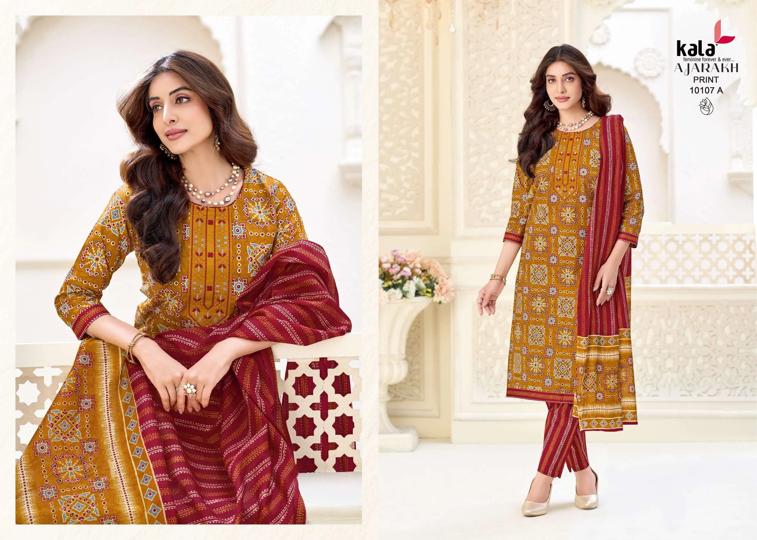 Kala Fashion Ajrakh Special Vol 1 Ready Made Collection - Readymade Dress 11