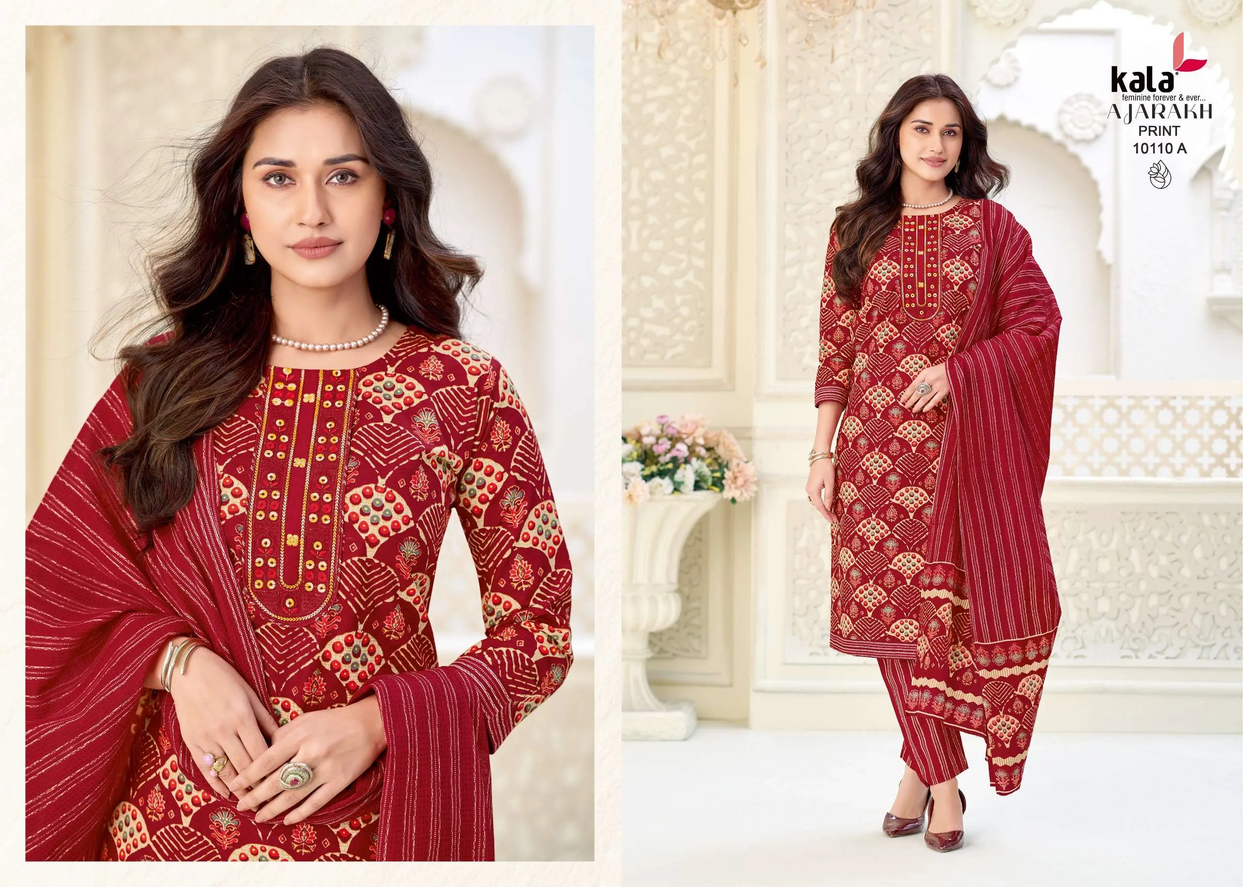 Kala Fashion Ajrakh Special Vol 1 Ready Made Collection - Readymade Dress 12
