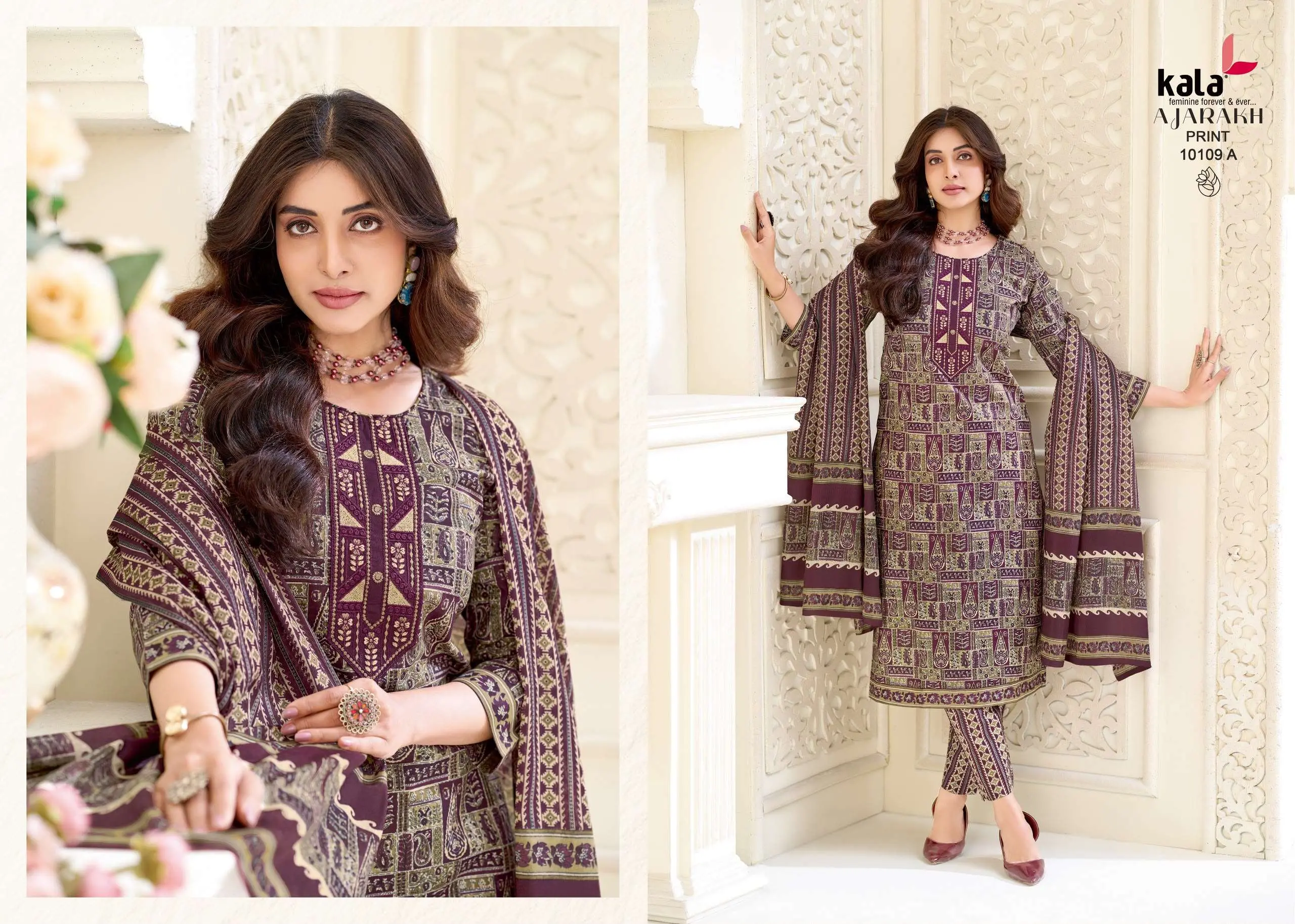 Kala Fashion Ajrakh Special Vol 1 Ready Made Collection - Readymade Dress 3