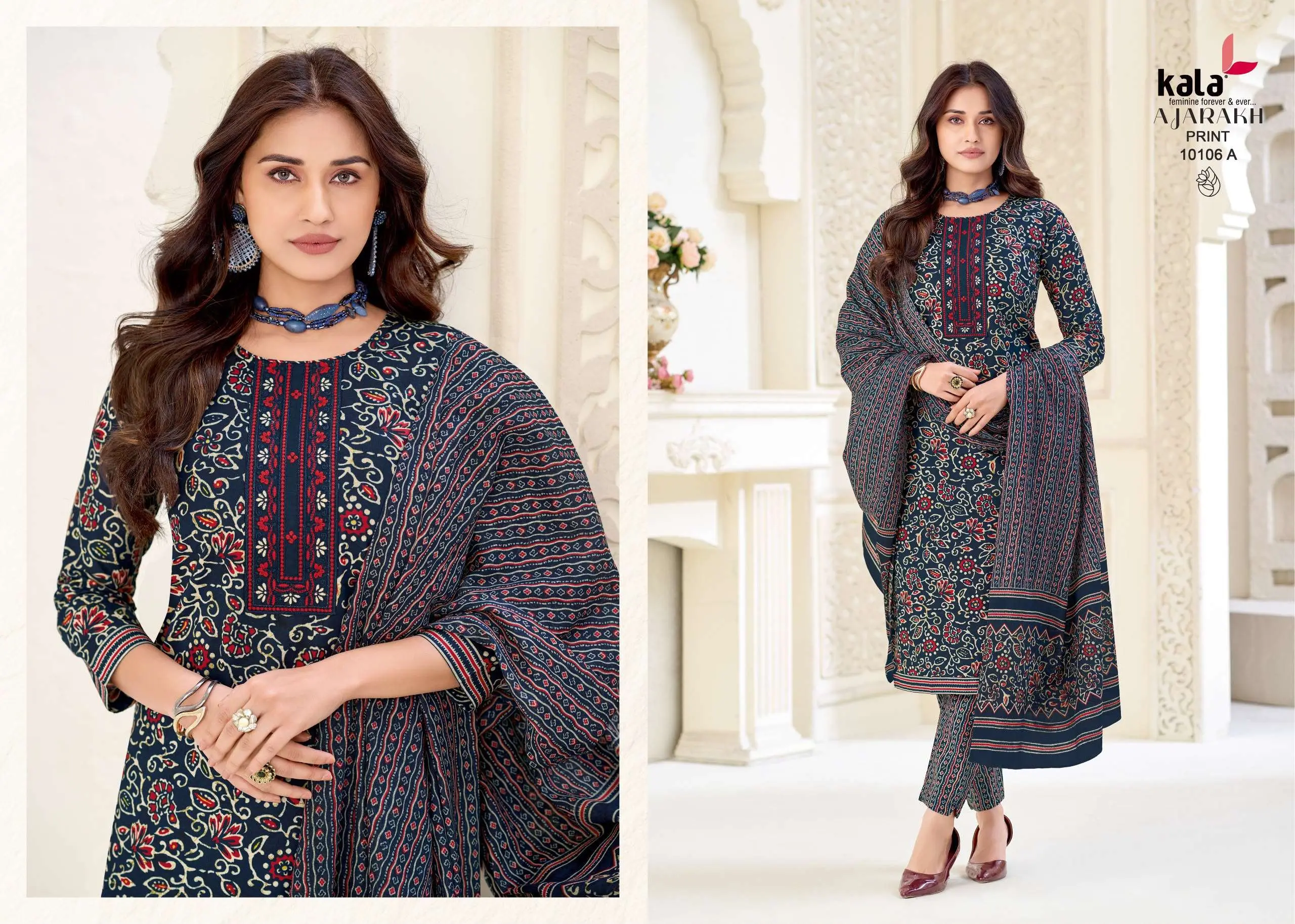 Kala Fashion Ajrakh Special Vol 1 Ready Made Collection - Readymade Dress 8