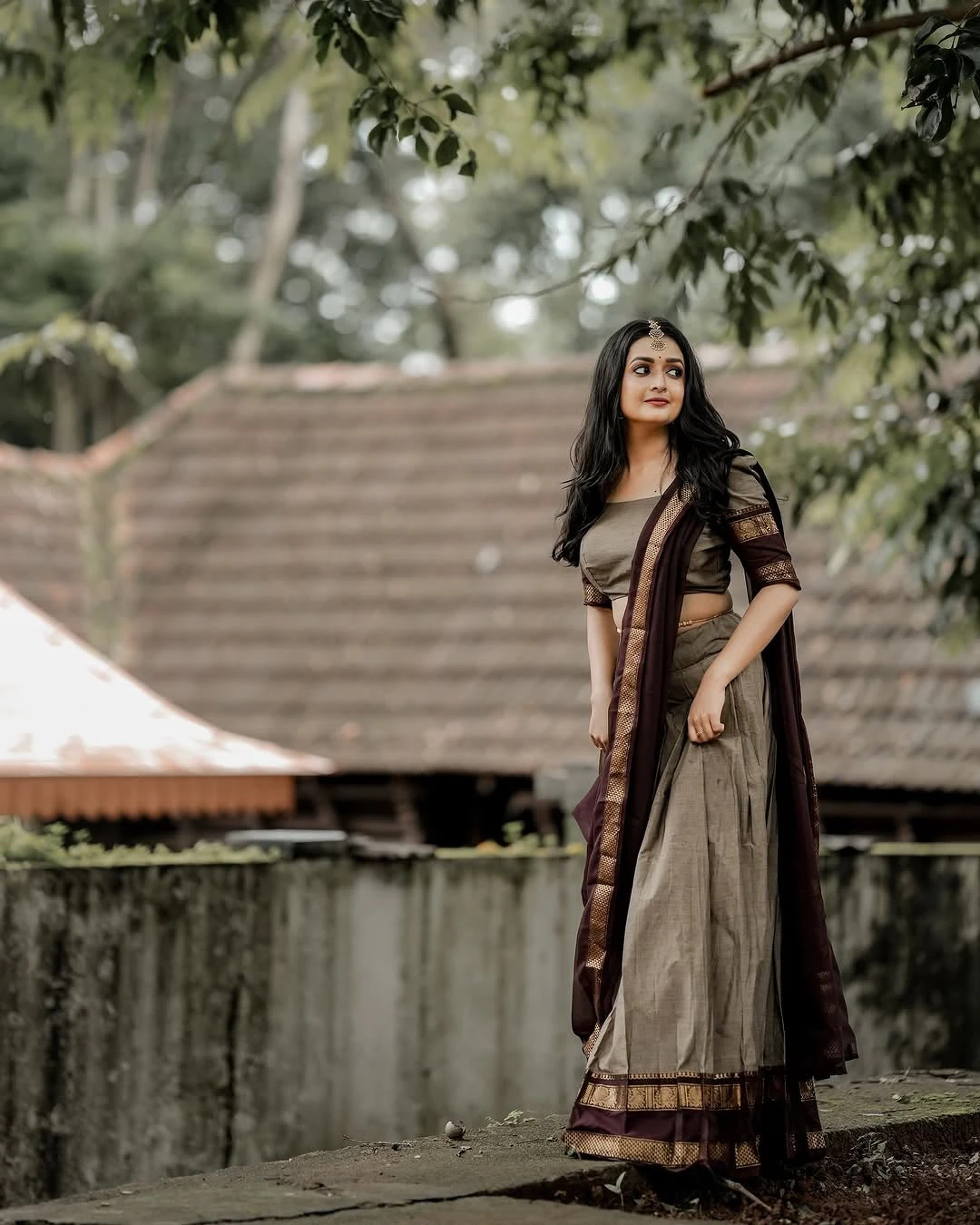 Kanjivaram Silk Lehenga Half Saree 2