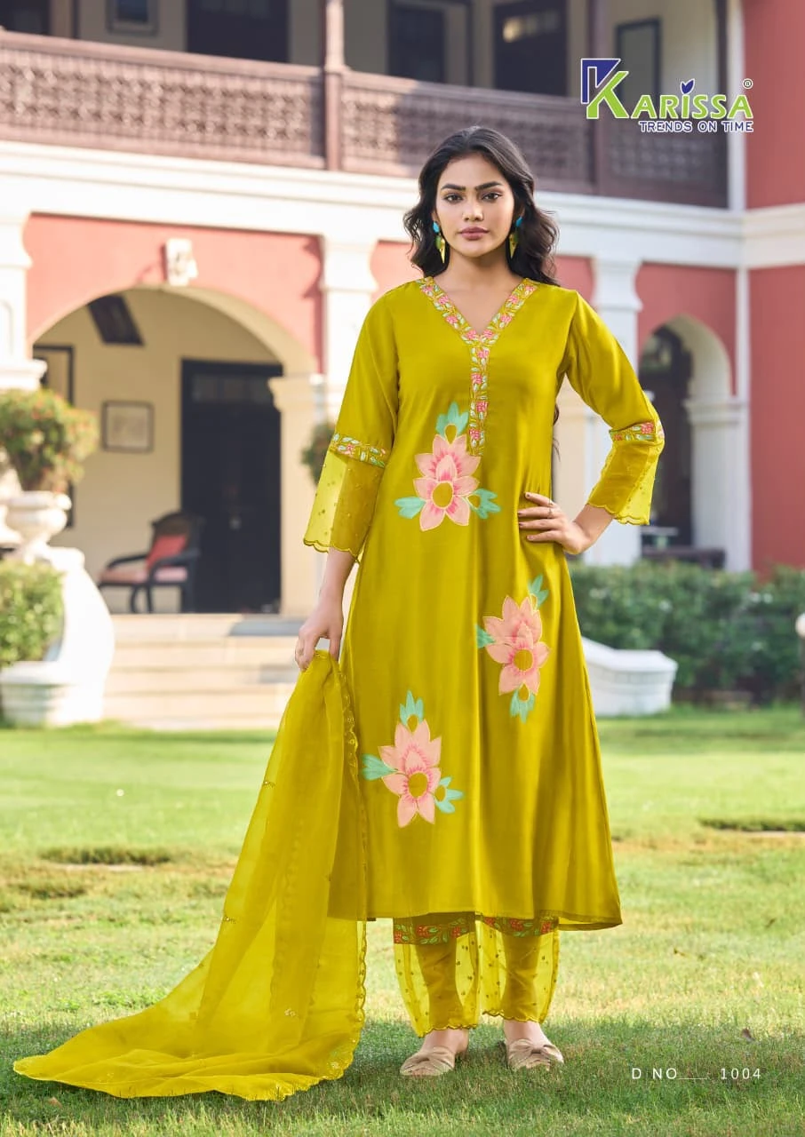 Karissa Alisa A-Line Viscose Suit 2