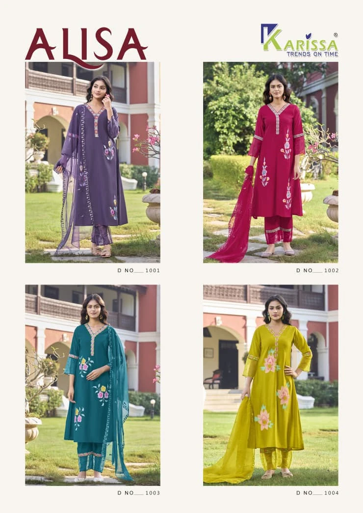 Karissa Alisa A-Line Viscose Suit 6