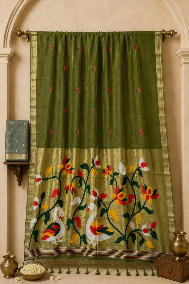 Karma Vol 1 Peshwai Cotton Zari Work Saree Collection 1