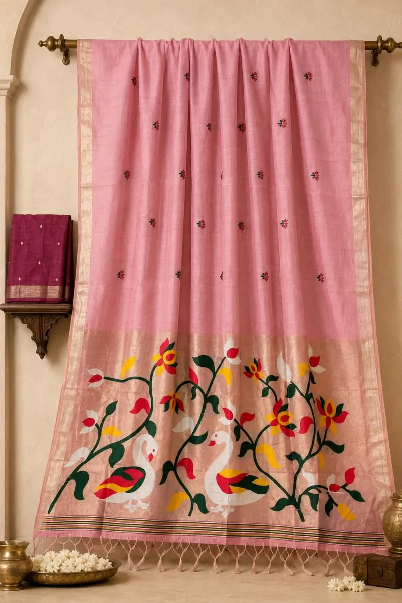 Karma Vol 1 Peshwai Cotton Zari Work Saree Collection 3