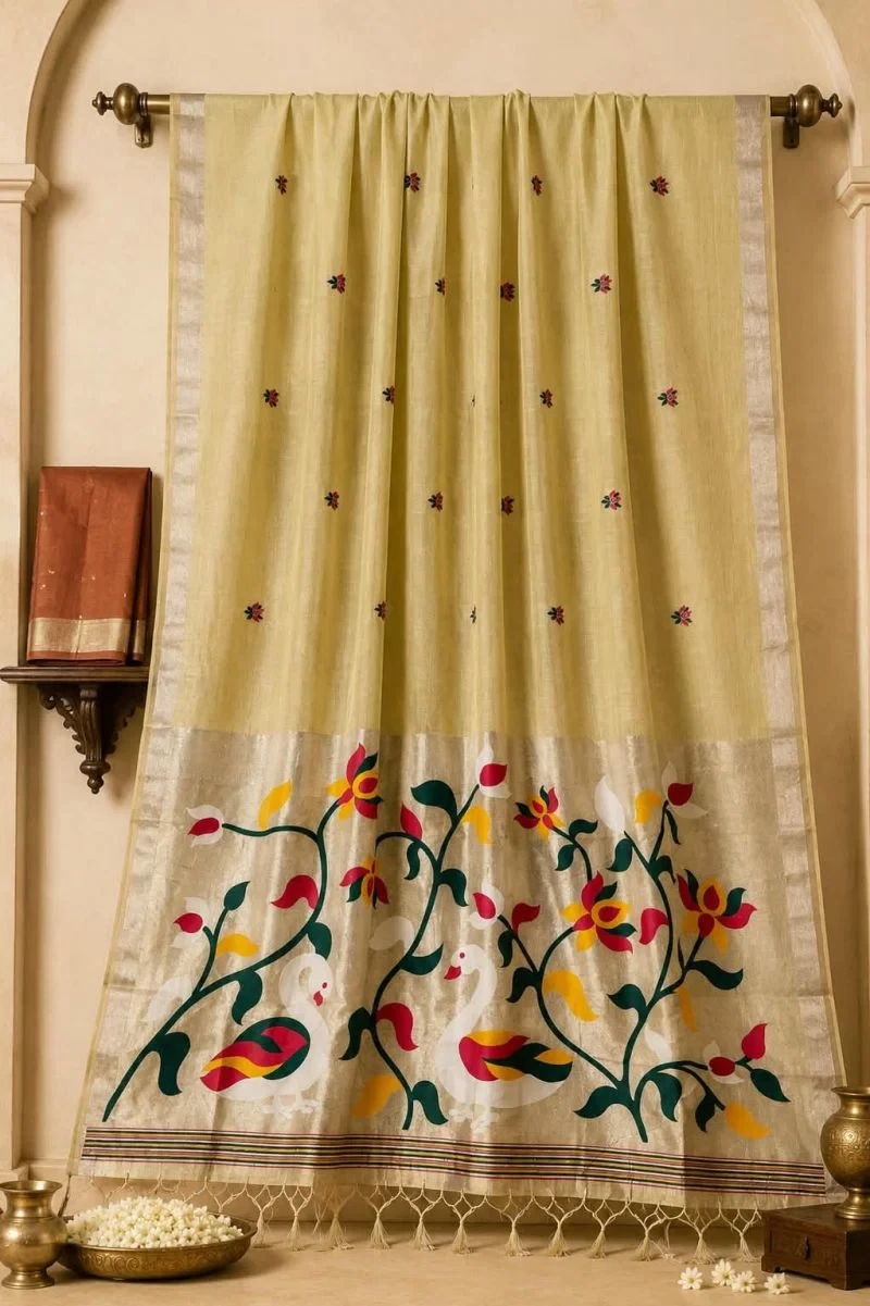 Karma Vol 1 Peshwai Cotton Zari Work Saree Collection 4