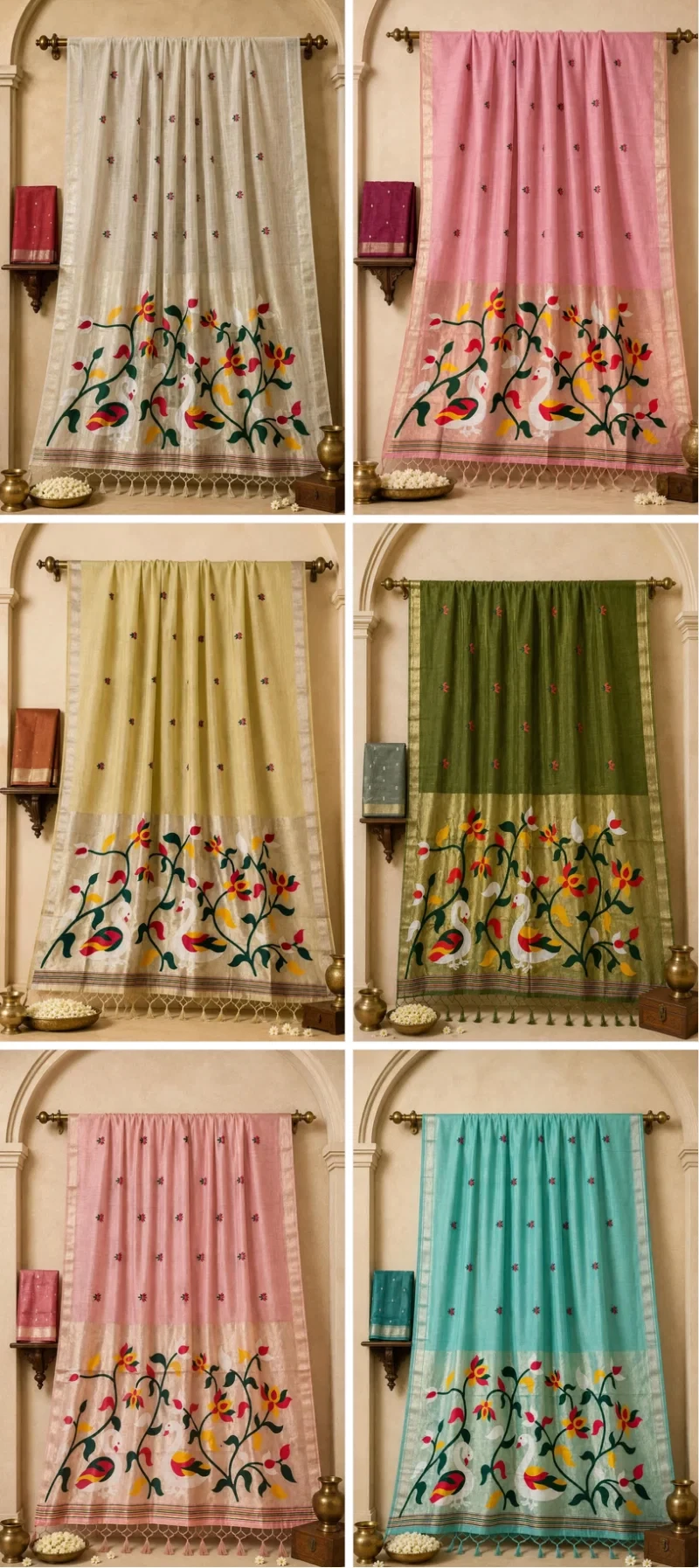 Karma Vol 1 Peshwai Cotton Zari Work Saree Collection 8