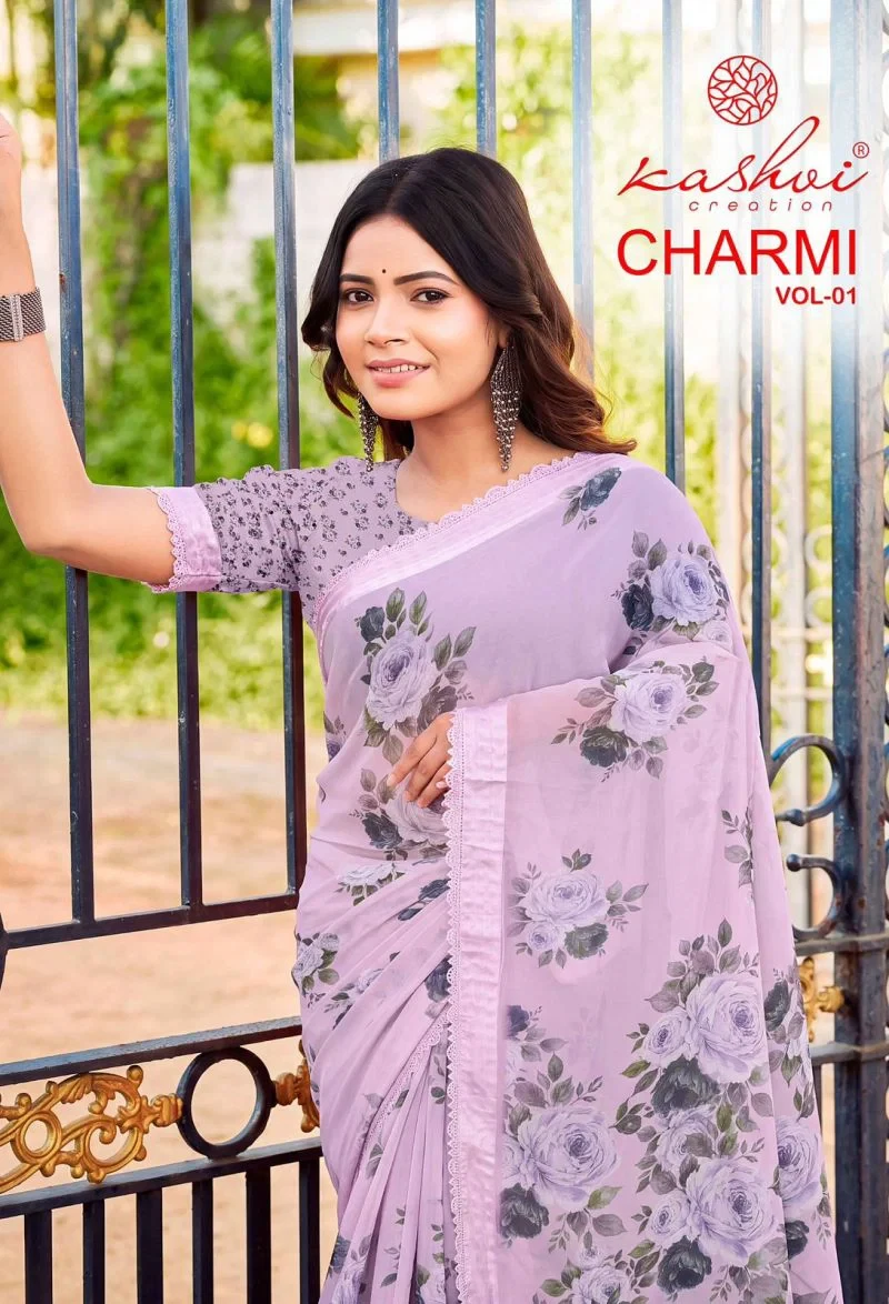 Kashvi Charmi Vol 1 Weightless Printed Fancy Saree Collection