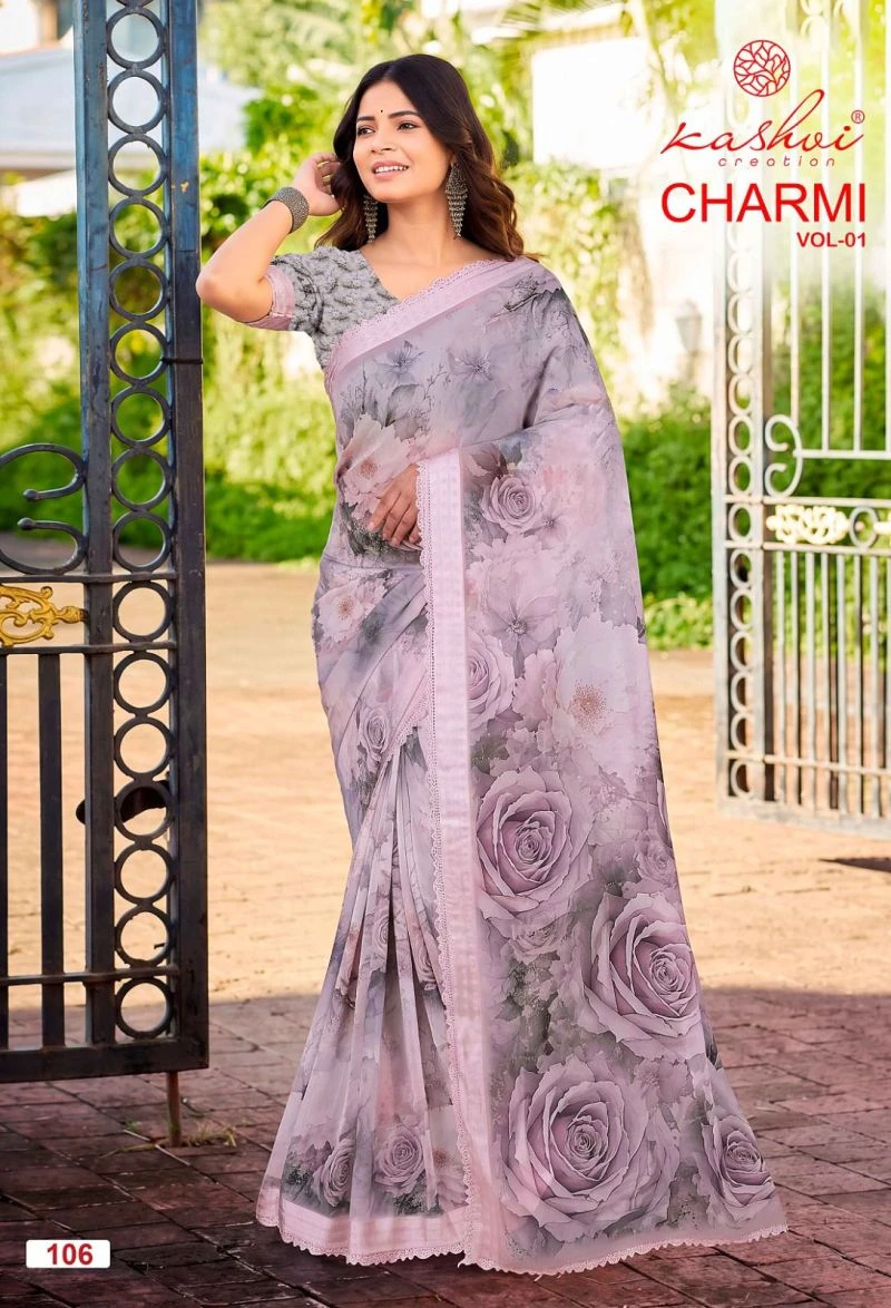 Kashvi Charmi Vol 1 Weightless Printed Fancy Saree Collection 2
