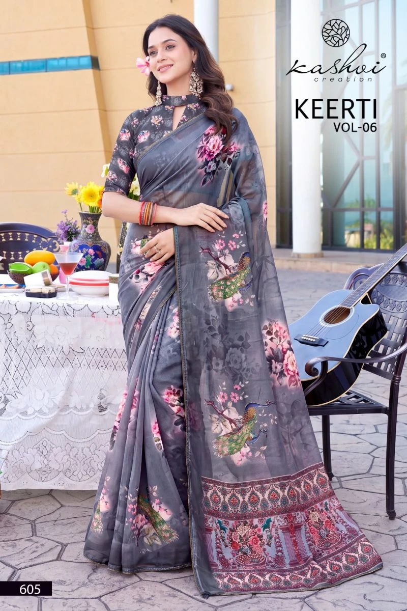 Kashvi Keerti Vol 6 Raga Digital Printed Saree Collection 3