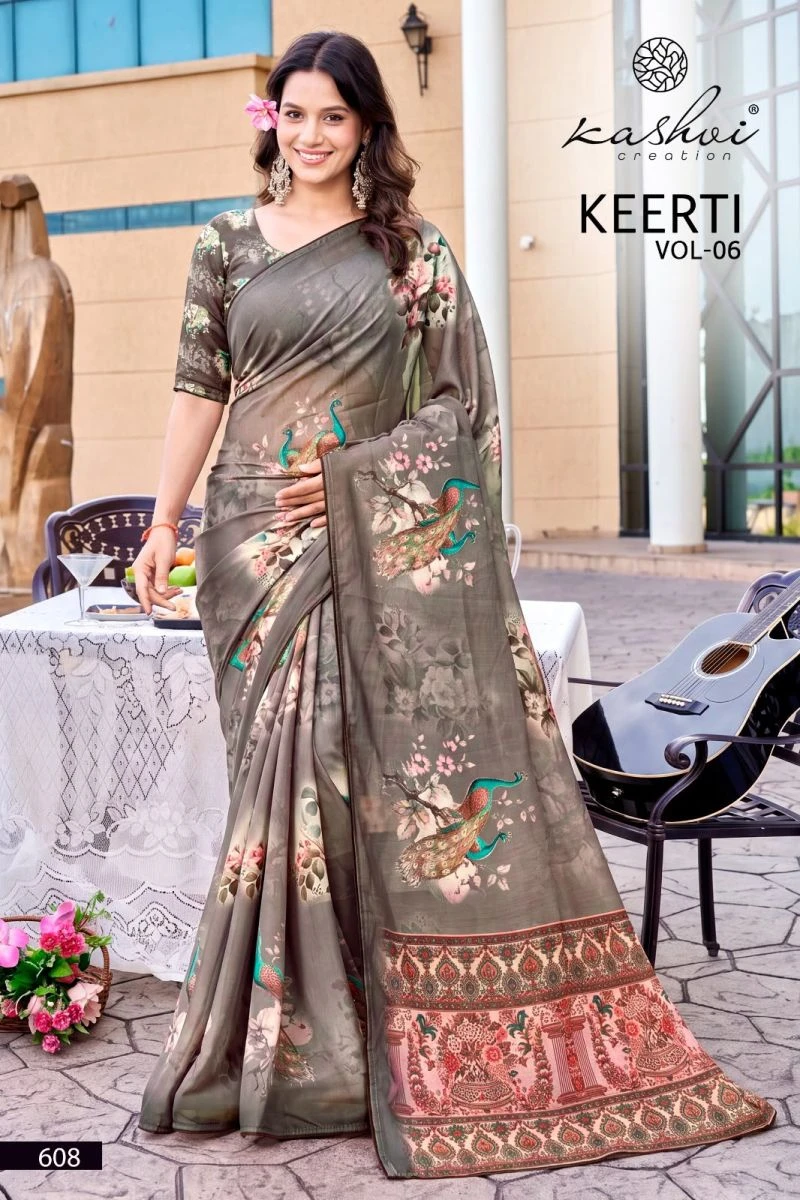 Kashvi Keerti Vol 6 Raga Digital Printed Saree Collection 8