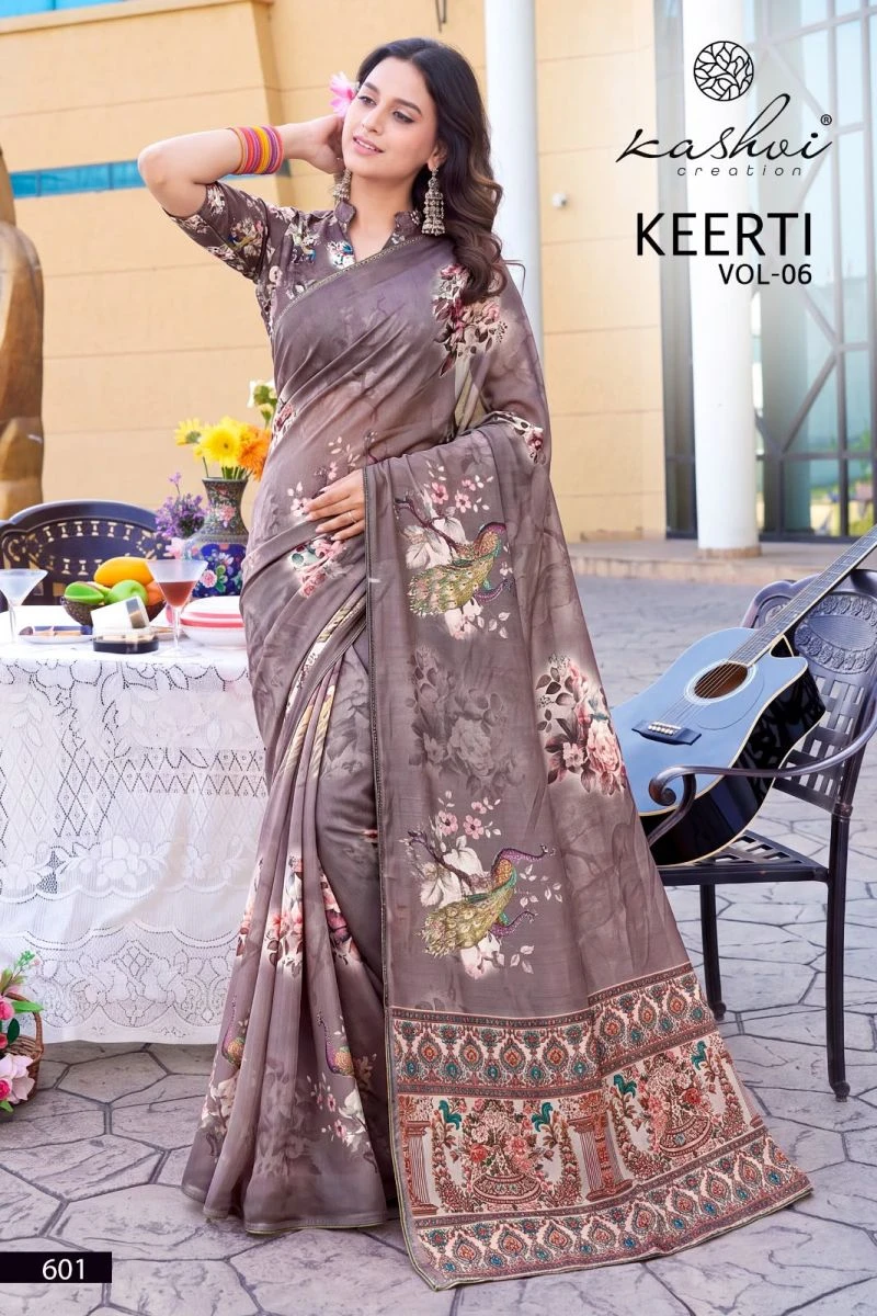 Kashvi Keerti Vol 6 Raga Digital Printed Saree Collection 9