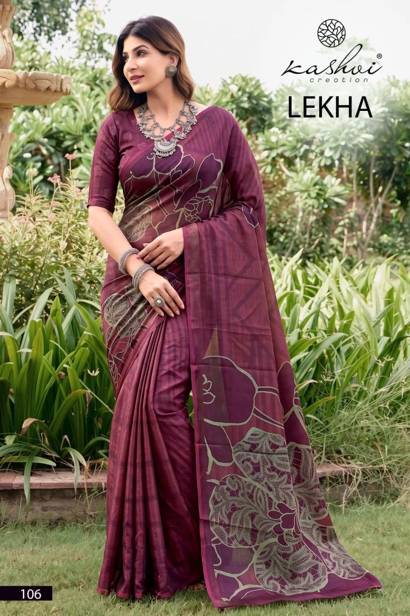 Kashvi Lekha Vol 1 Georgette Printed Saree Collection 2