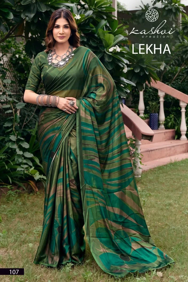 Kashvi Lekha Vol 1 Georgette Printed Saree Collection 3
