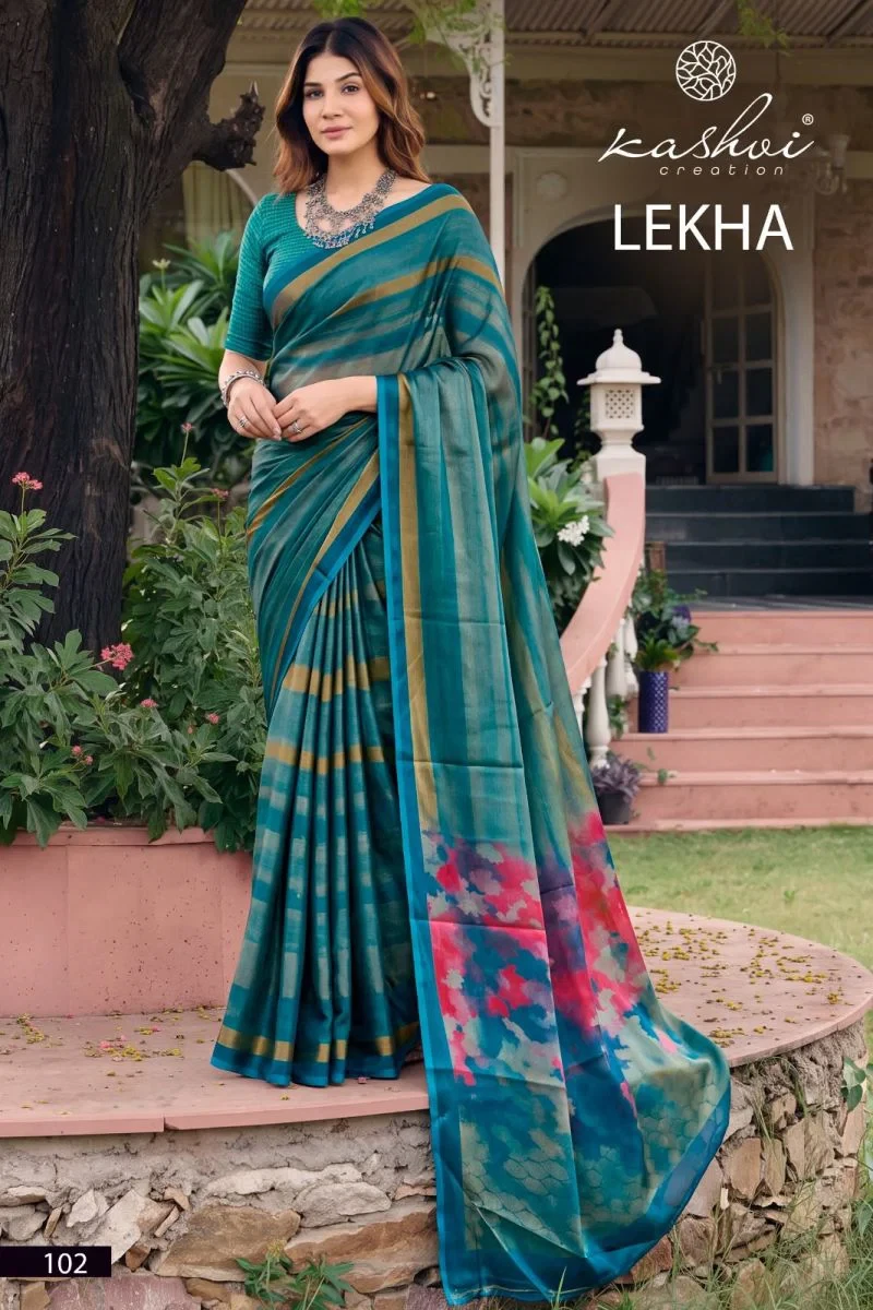 Kashvi Lekha Vol 1 Georgette Printed Saree Collection 6