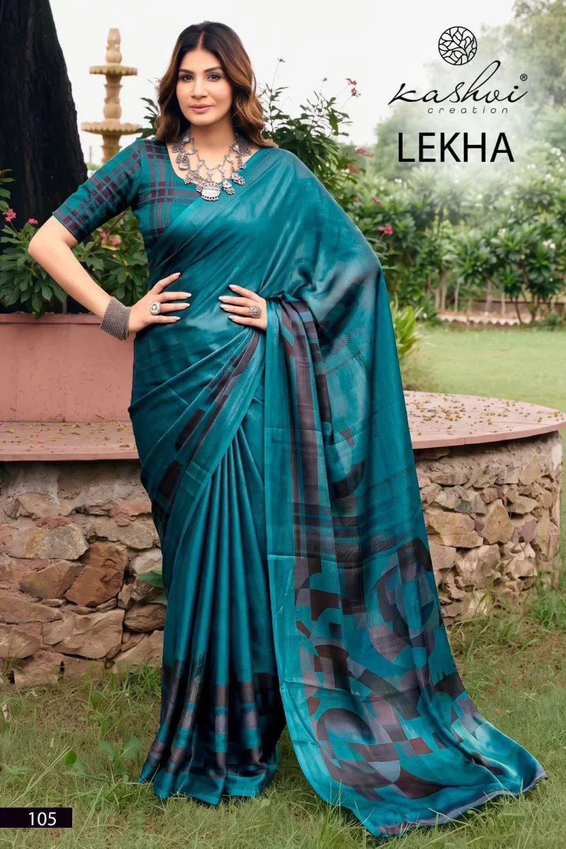 Kashvi Lekha Vol 1 Georgette Printed Saree Collection 8