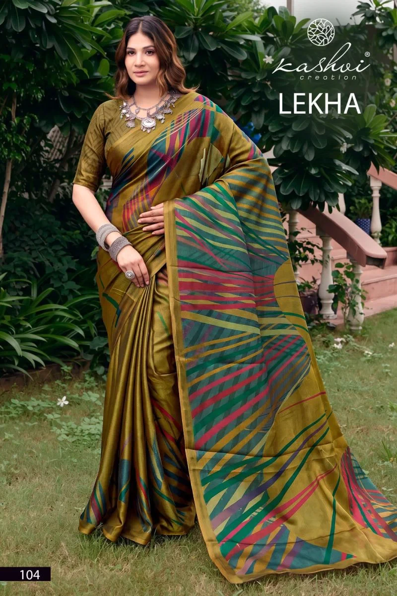 Kashvi Lekha Vol 1 Georgette Printed Saree Collection 9