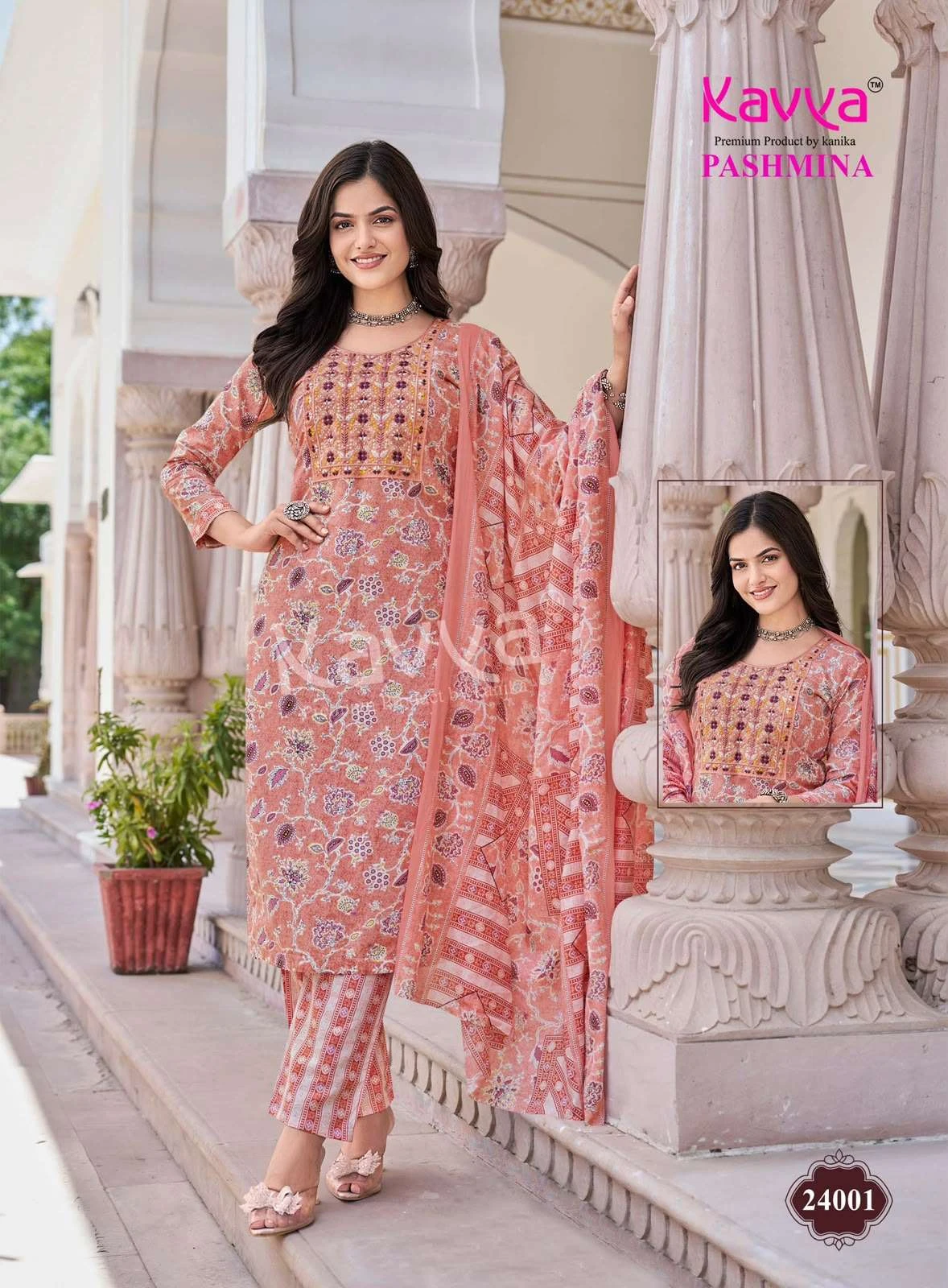 Kavya Pashmina Vol 24 - Readymade Dress 6
