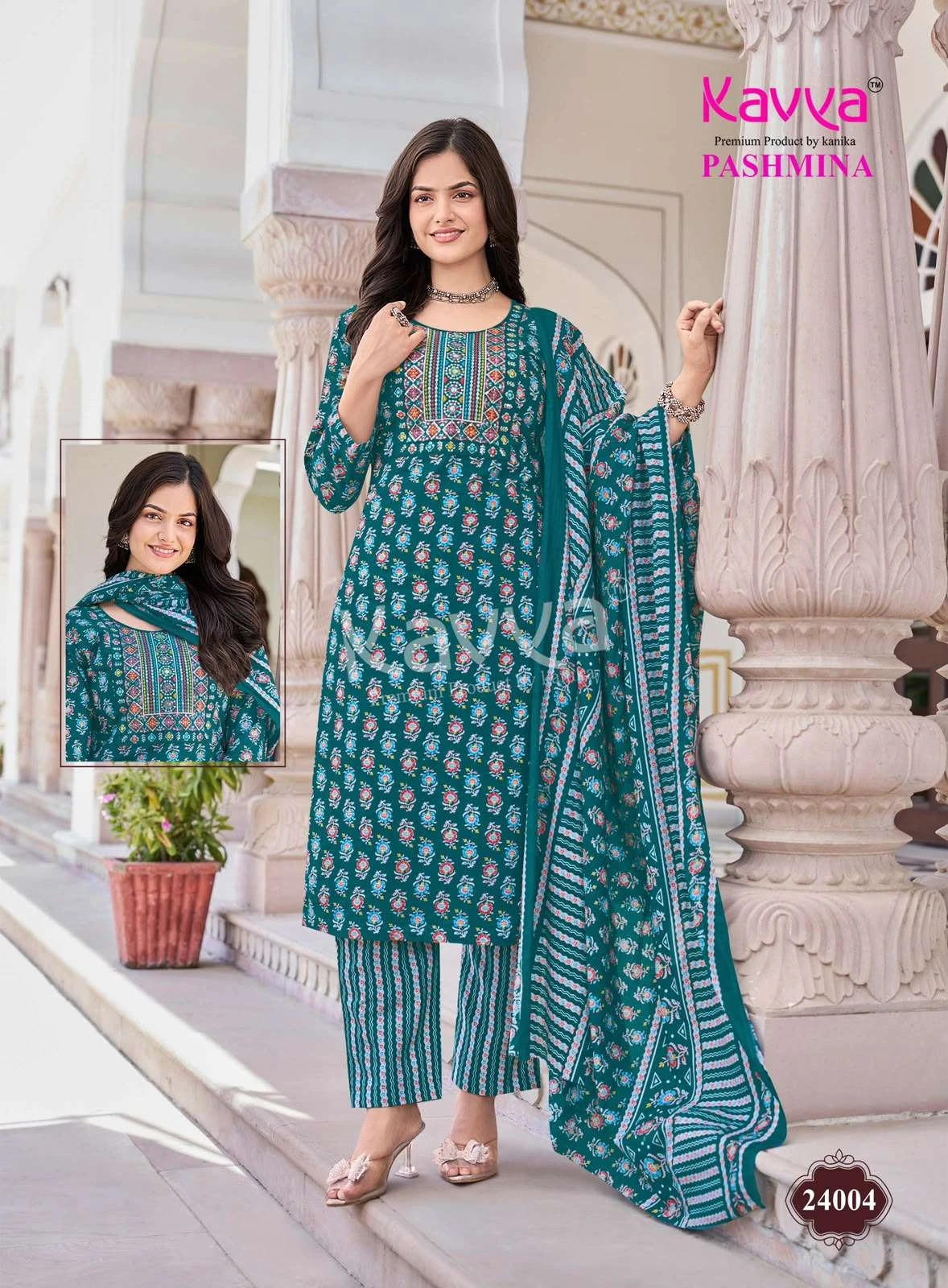 Kavya Pashmina Vol 24 - Readymade Dress 7