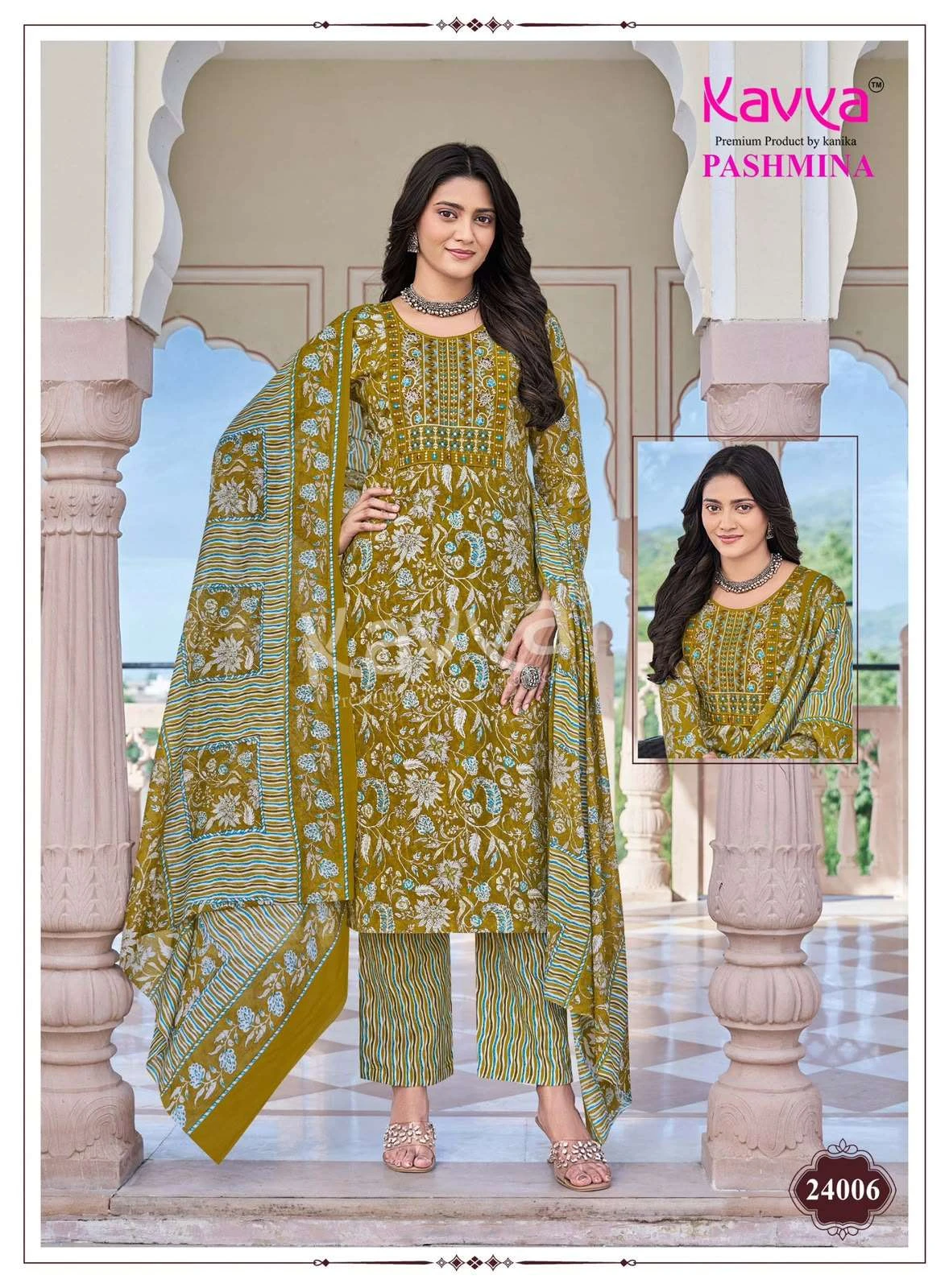 Kavya Pashmina Vol 24 - Readymade Dress 8
