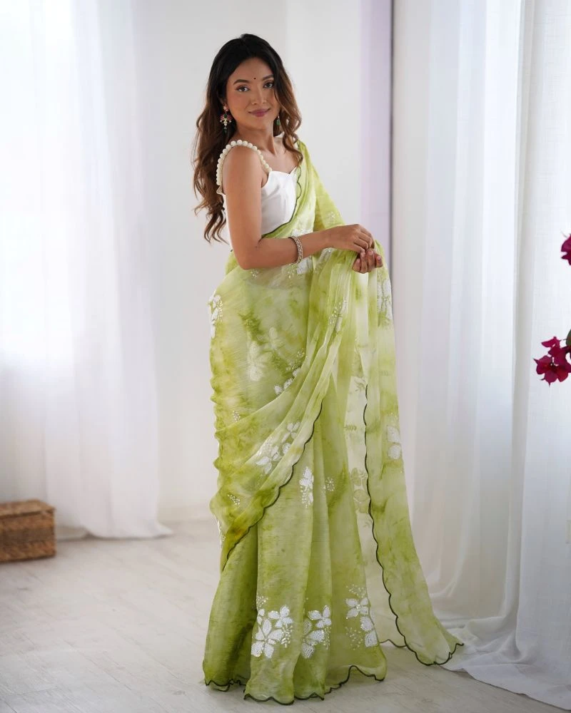 Kc 831 Jimmy Choo Sequence Worked Saree Collection 4