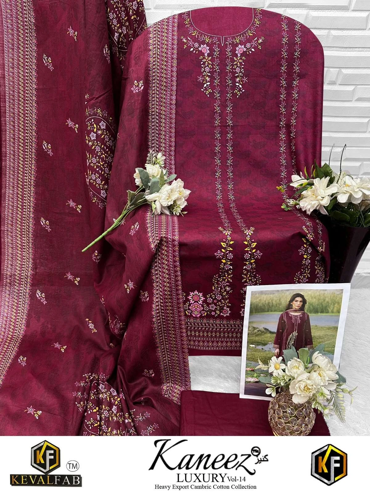 Keval Fab Kaneez Heavy Cotton Luxury Collection Vol14 9