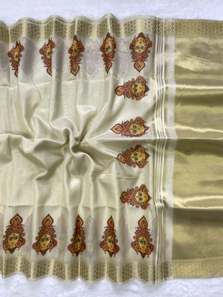 Kf Anvika Tissue Silk Festive Saree Collection 4