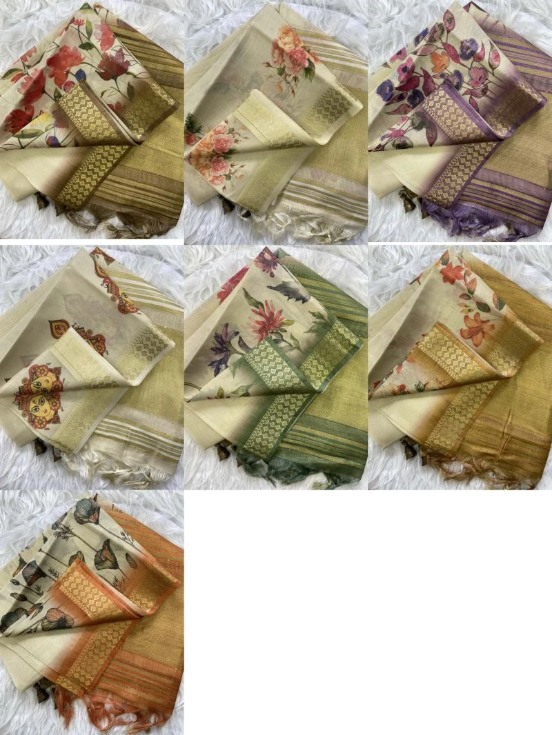Kf Anvika Tissue Silk Festive Saree Collection 9