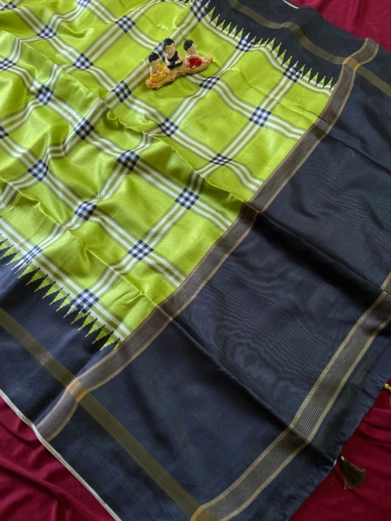 Kf Ruchi Tussar Silk Office Wear Saree Collection 5