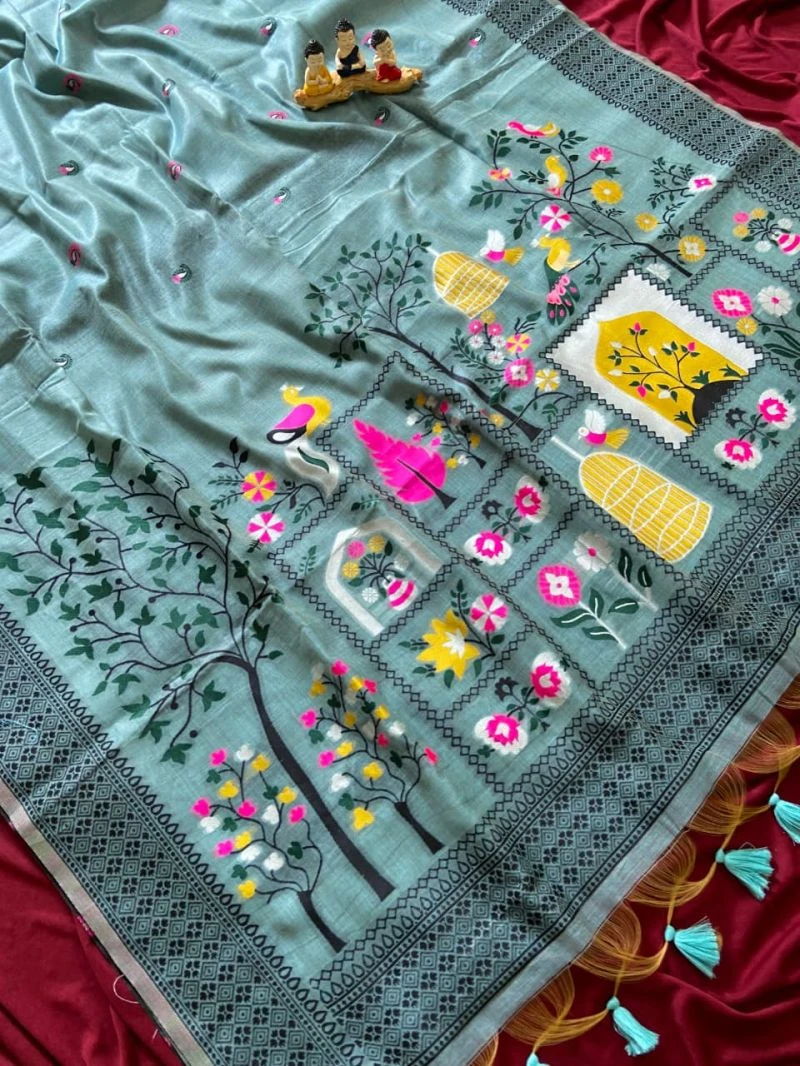 Kf Yashira Jamdani Cotton Woven Saree Collection 3