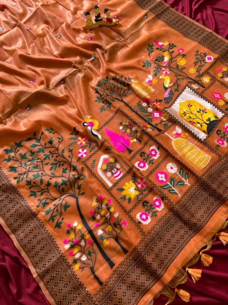 Kf Yashira Jamdani Cotton Woven Saree Collection 4