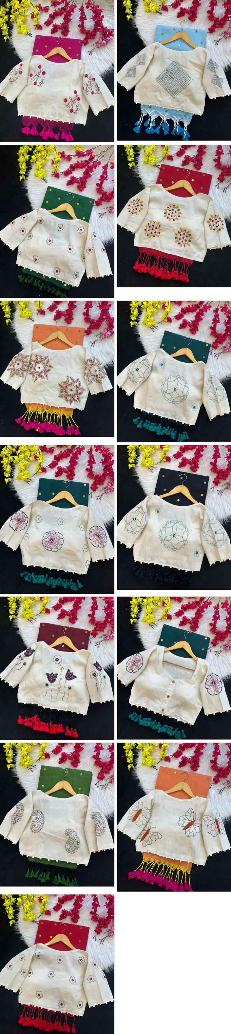 Khadi Vol 60 Khadi Cotton Saree With Cotton Embroidered Blouse Collection 7