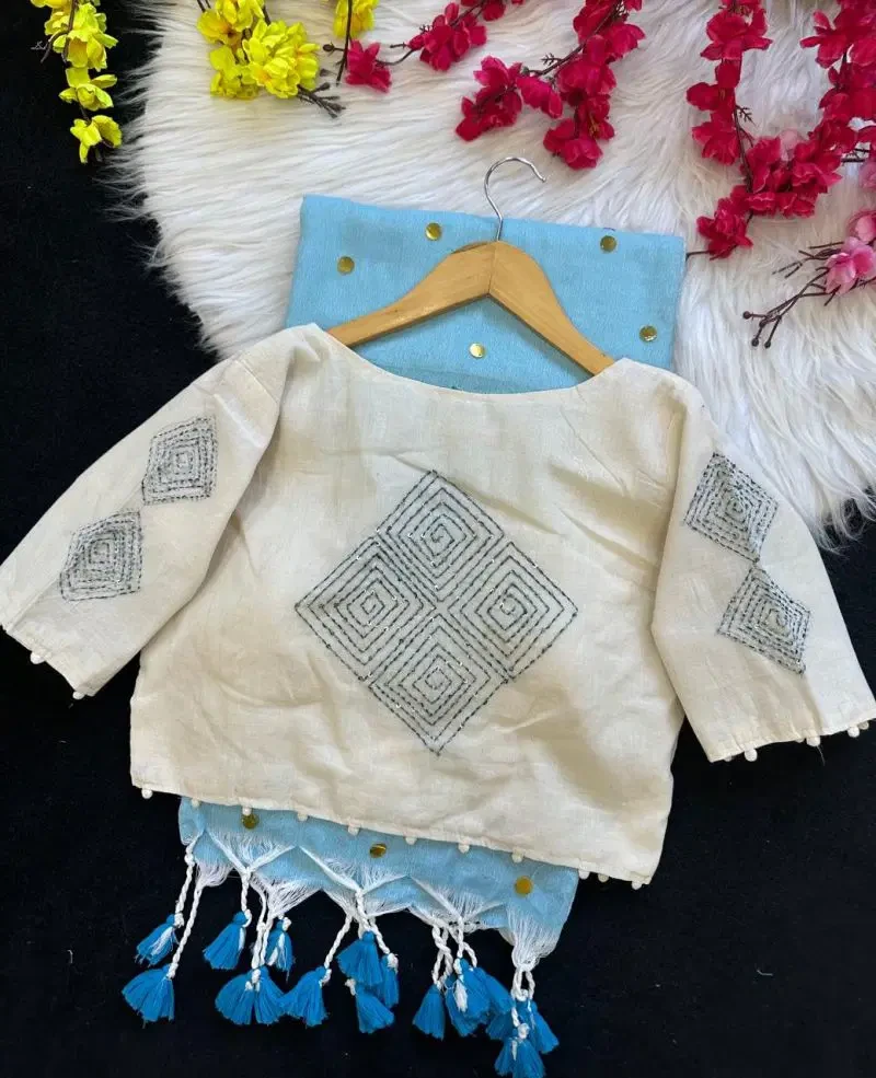 Khadi Vol 60 Khadi Cotton Saree With Cotton Embroidered Blouse Collection 8
