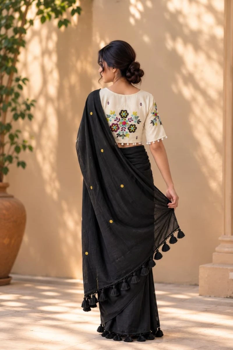 Khadi Vol 64 Pure Khadi Cotton Handworked Saree Collection 15