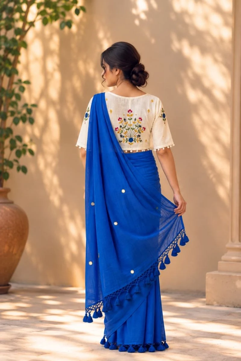 Khadi Vol 64 Pure Khadi Cotton Handworked Saree Collection 16