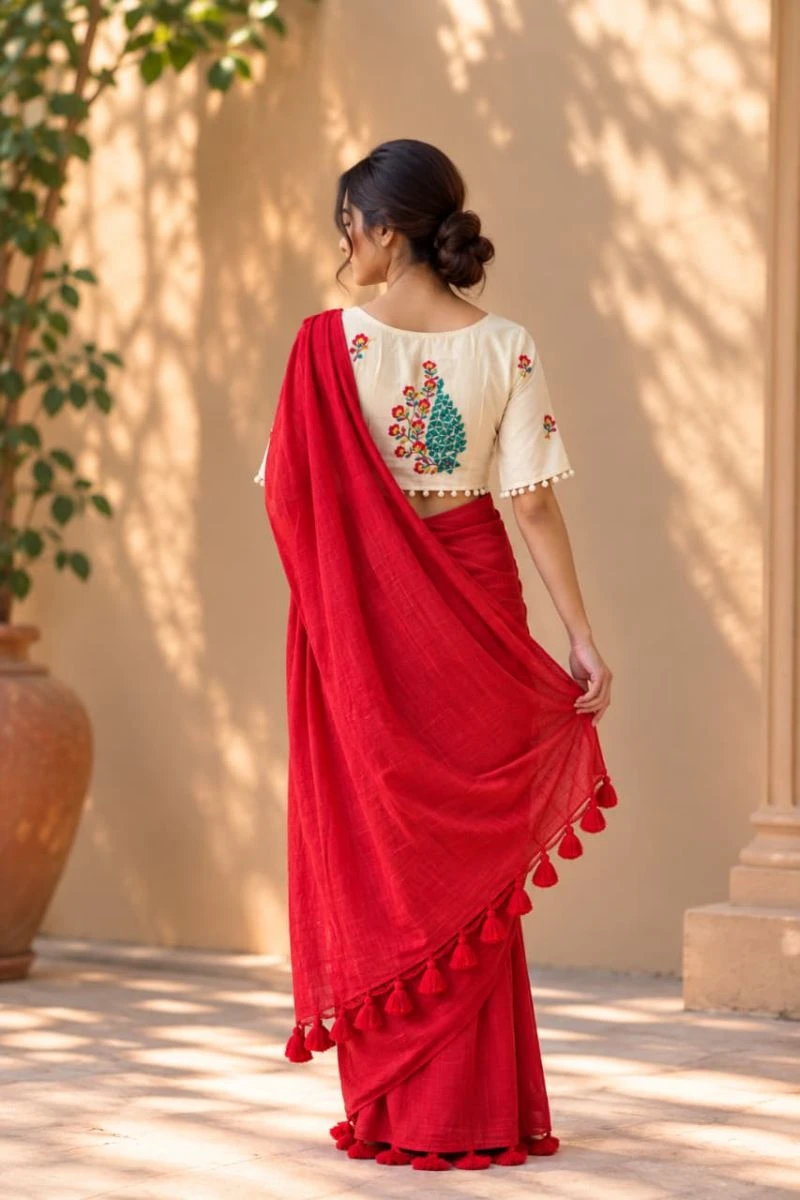 Khadi Vol 64 Pure Khadi Cotton Handworked Saree Collection 2