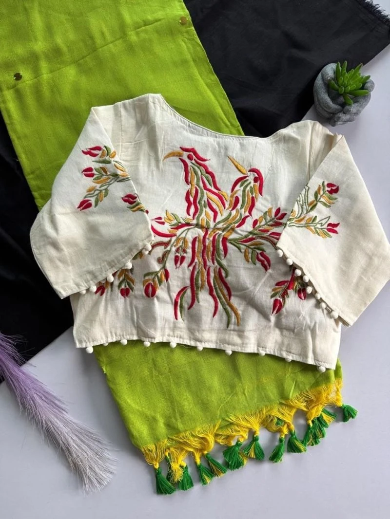 Khadi Vol 64 Pure Khadi Cotton Handworked Saree Collection 20