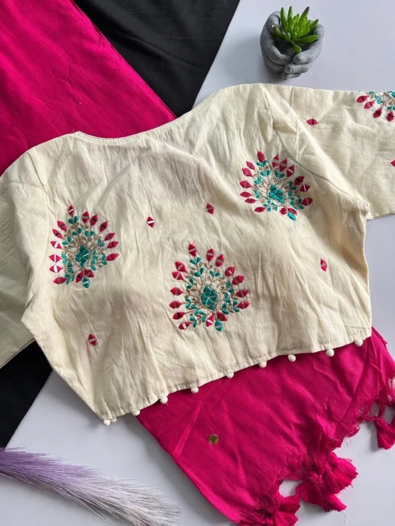 Khadi Vol 64 Pure Khadi Cotton Handworked Saree Collection 3
