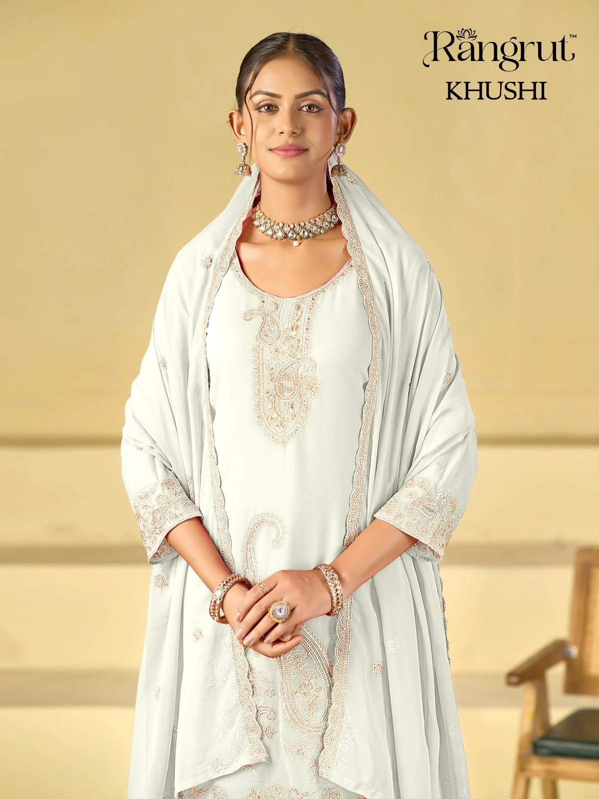 Khushi Blooming Georgette With Embroidery Collection 11