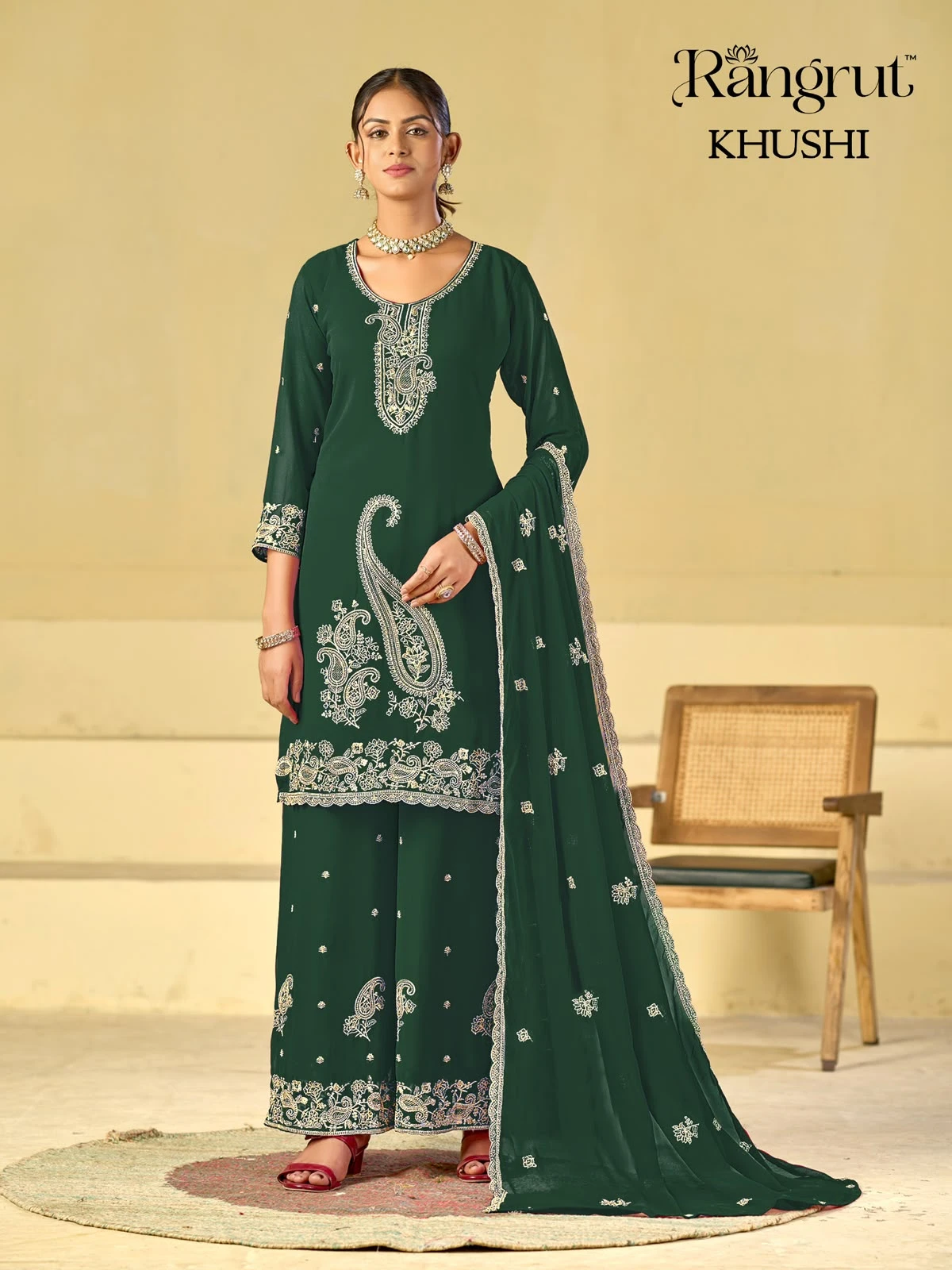 Khushi Blooming Georgette With Embroidery Collection 2