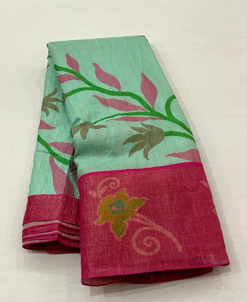 Lilly Silk Part 1 Soft Cotton Silk Patola Printed Saree Collection